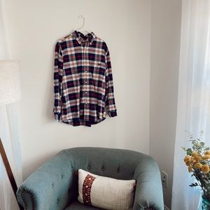CHAPS Plaid Button Down